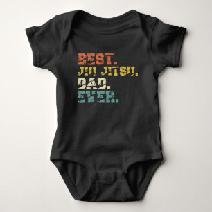 Jiu Jitsu Brazilian Dad Best ever Baby Bodysuit