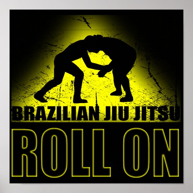 Jiu Jitsu Brésilien - Roll On Poster (Devant)