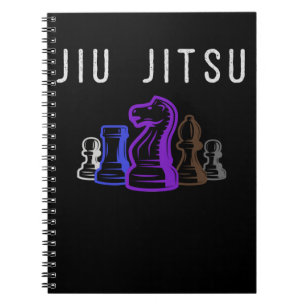 Jiu Jitsu Chess Player BJJ Training Notebook