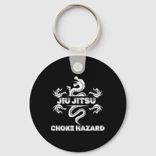 Jiu Jitsu Choke Hazard Karate Boxing Muay Thai Kic Keychain