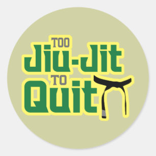 Jiu-Jitsu Classic Round Sticker
