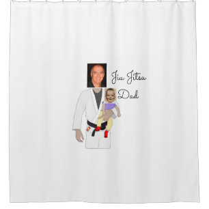 Jiu Jitsu Dad Custom Photos and Handwritten Text