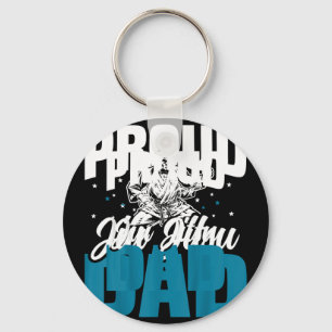 Jiu Jitsu Dad Father Proud Jiu Jitsu Dad Keychain