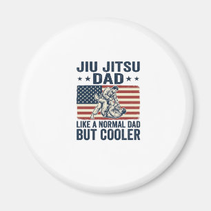 Jiu Jitsu Dad Vintage Flag Shirt Design_1 Magnet