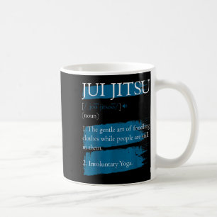 Jiu Jitsu Definition Brazilian BJJ Mixed Martial Coffee Mug