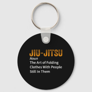 Jiu-Jitsu Definition Funny BJJ Brazilian Jiu Jitsu Keychain