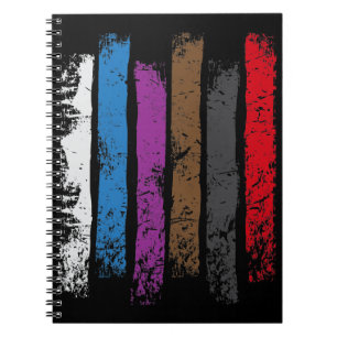 Jiu Jitsu Design United Belts of Jiu Jitsu Notebook