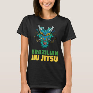 Jiu Jitsu Dragon Demon Brazilian Jiu Jitsu and Gra T-Shirt