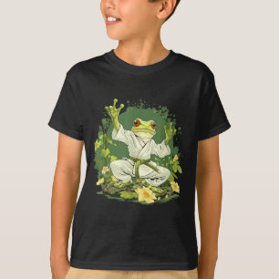Jiu-Jitsu Floral MMA Toad Taekwondo Frog Judo T-Shirt