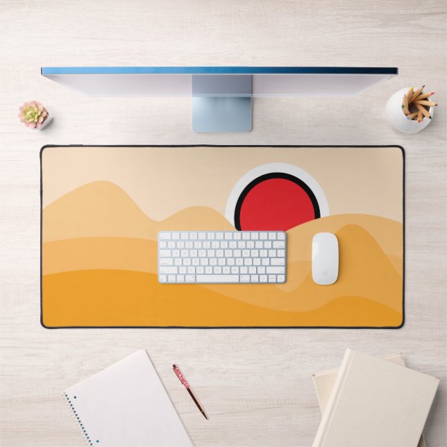 Jiu Jitsu From White Belt to Black Belt Sun Desk Mat (Office 1)