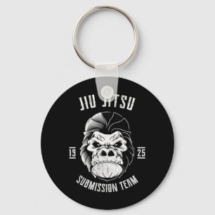 Jiu Jitsu Gorilla Brazilian Jiu Jitsu Grappling Keychain