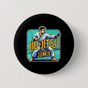 Jiu-Jitsu I Brazilian Jiu-Jitsu 2 Inch Round Button