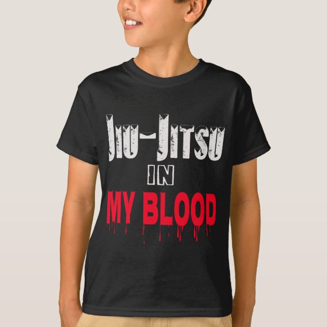 Jiu-Jitsu In My Blood T-Shirt (Front)