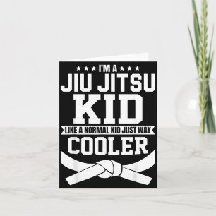 Jiu Jitsu Kid BJJ Brazilian MMA Jujitsu Card