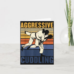 Jiu Jitsu MMA BJJ Judo Aggressive Cuddling Card