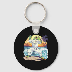 Jiu-Jitsu MMA Toad Taekwondo Frog Judo Beach Keychain