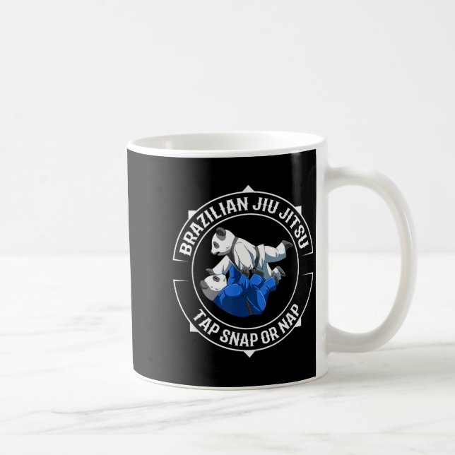 Jiu Jitsu Panda - Lets Roll Coffee Mug (Right)