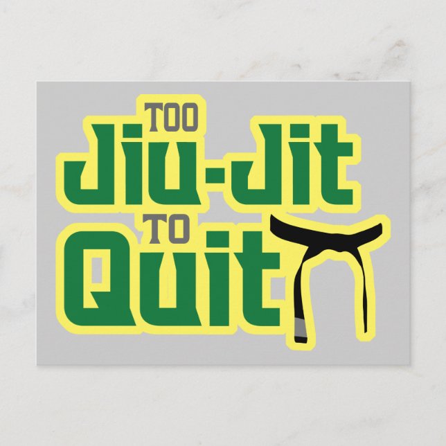 Jiu-Jitsu Postcard (Front)