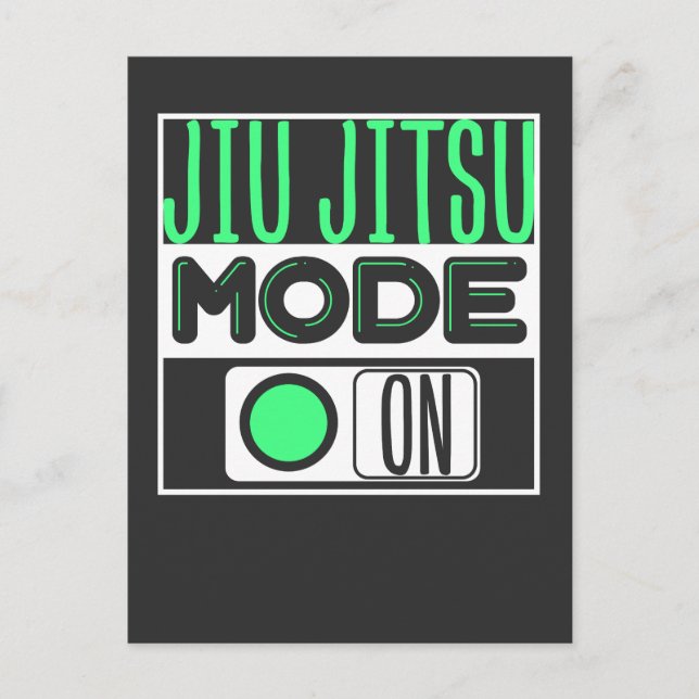 JIU-JITSU POSTCARD (Front)