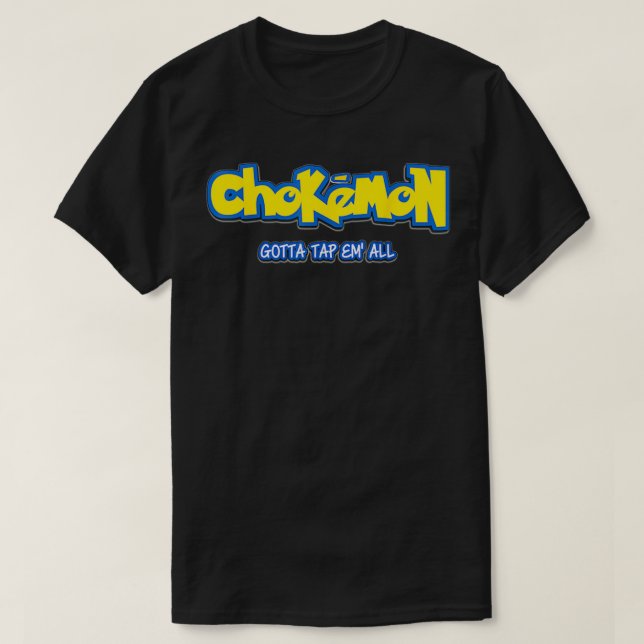 Jiu Jitsu s Funny Chokemon BJJ MMA Jujitsu Classic T-Shirt (Design Front)