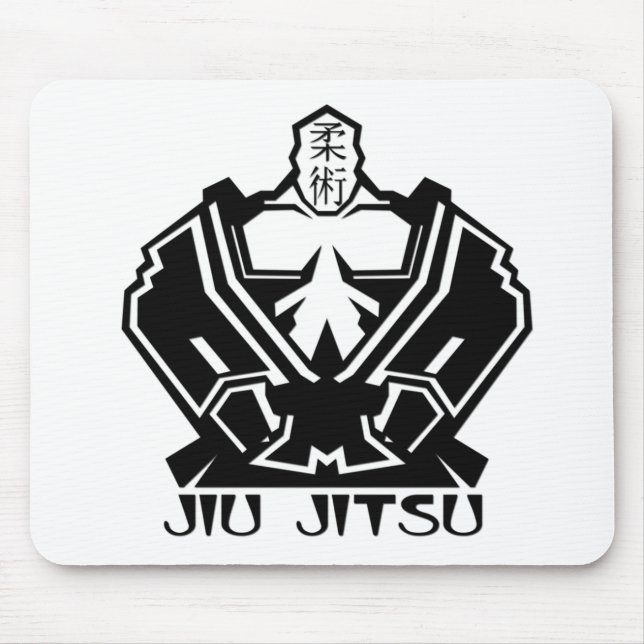 Jiu Jitsu - The Fighter Prepares Mouse Pad (Front)