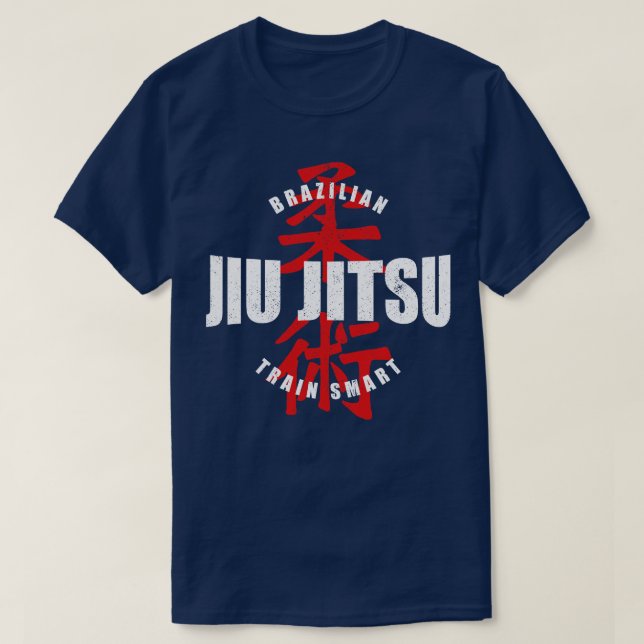 Jiu Jitsu Train Smart T-Shirt (Design Front)