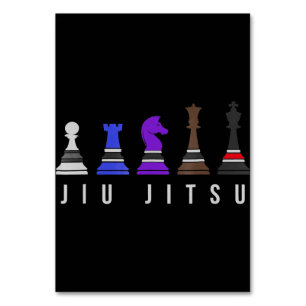 jiu jitsu training   chess, gift  bjj with text. table number