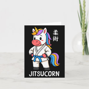 Jiu Jitsu Unicorn Jitsucorn Card