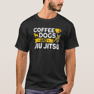 Jiu Jitsu Vintage Coffee Dogs Jiu Jitsu T-Shirt