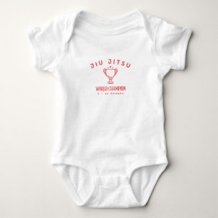 Jiu Jitsu World Champion 0-35 pounds Baby Bodysuit