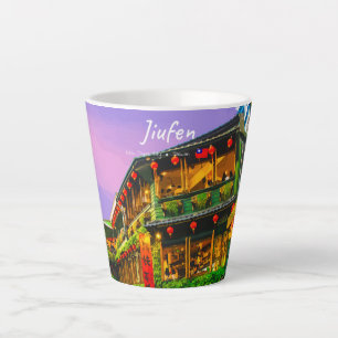 Jiufen, Taiwan - Ancient Teahouse Small Latte Mug