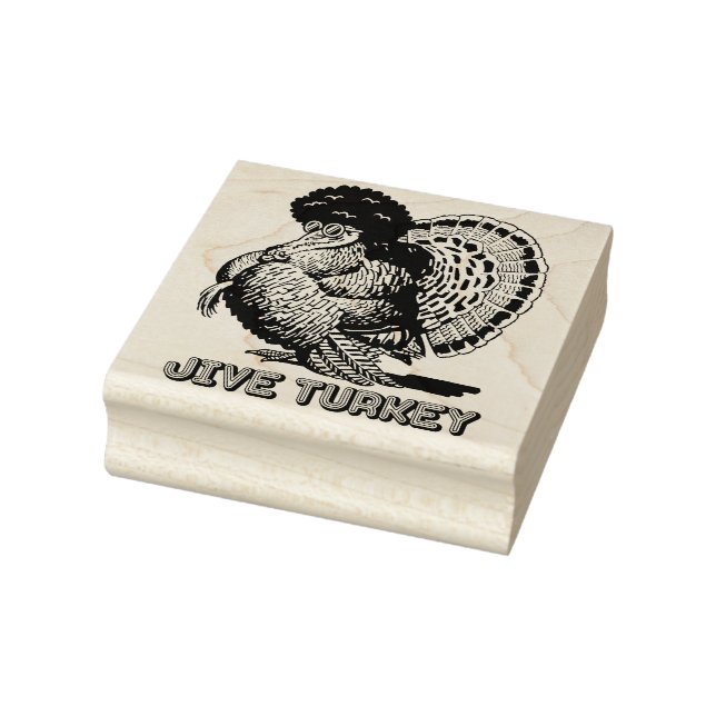 Jive Turkey Rubber Stamp (Stamp)