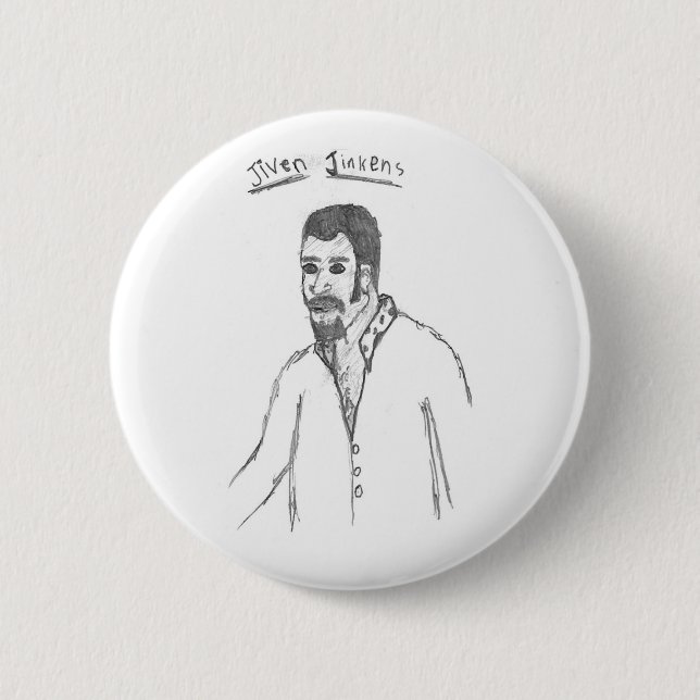 Jiven Jinkens 2 Inch Round Button (Front)