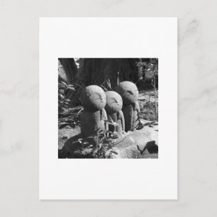 Jizo Statues, Hase Temple: Kamakura, Japan Postcard