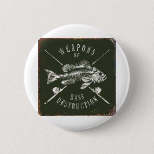 JJ56 Weapons of Bass.tif 2 Inch Round Button