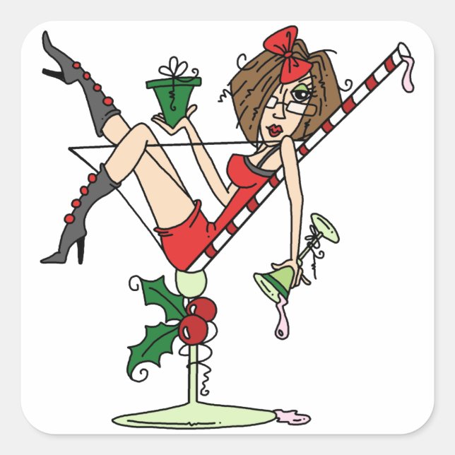 JJ Cheers Square Sticker (Front)