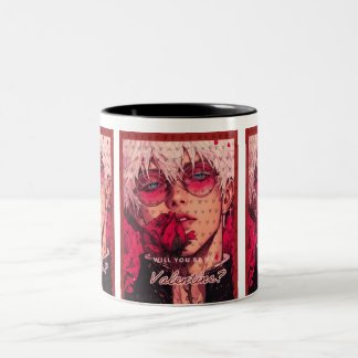 JJK Valentines  Two-Tone Coffee Mug