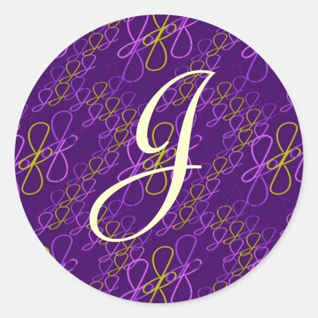 JjParade Amazing Grape Classic Round Sticker (Front)