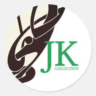 JK Collection Classic Round Sticker