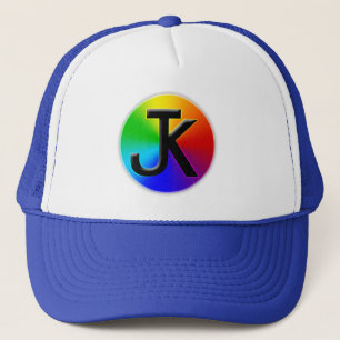 Jk colour wheel logo hat