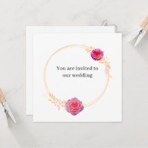 JKG Miel Dore Wedding Invitation