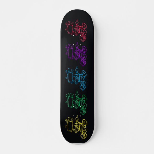 JKreutzer Artworks skateboard original (Devant)