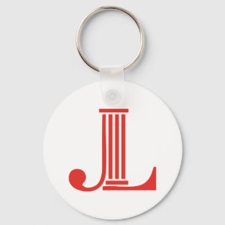JL Button Keychain