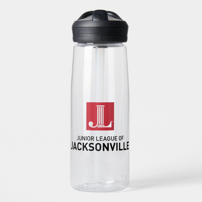 JLJAX Clear Water Bottle (Front)