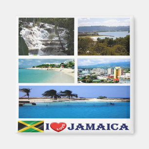 JM - Jamaica - I Love Magnet