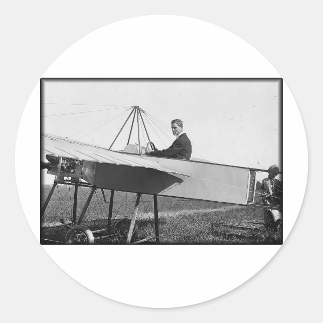 jm johnson classic round sticker (Front)