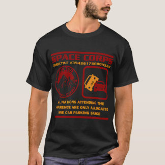 JMC Space Corps Directive 39436175880932/B Parking T-Shirt