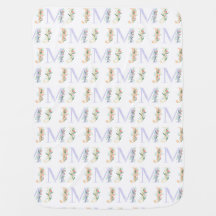 JMJ Tiled Catholic Baby Blanket