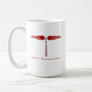 JML Communications Tower Logo Coffee Mug