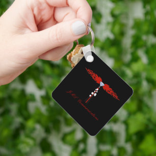 JML Communications Tower Logo Keychain